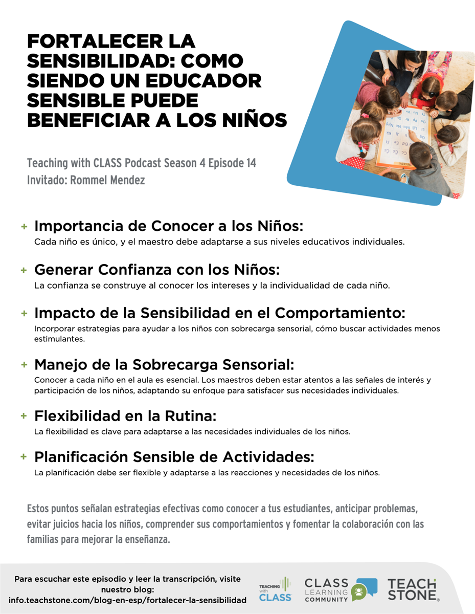 Fortalecer La Sensibilidad: Como Siendo un Educador Sensible Puede Beneficiar a Los Niños